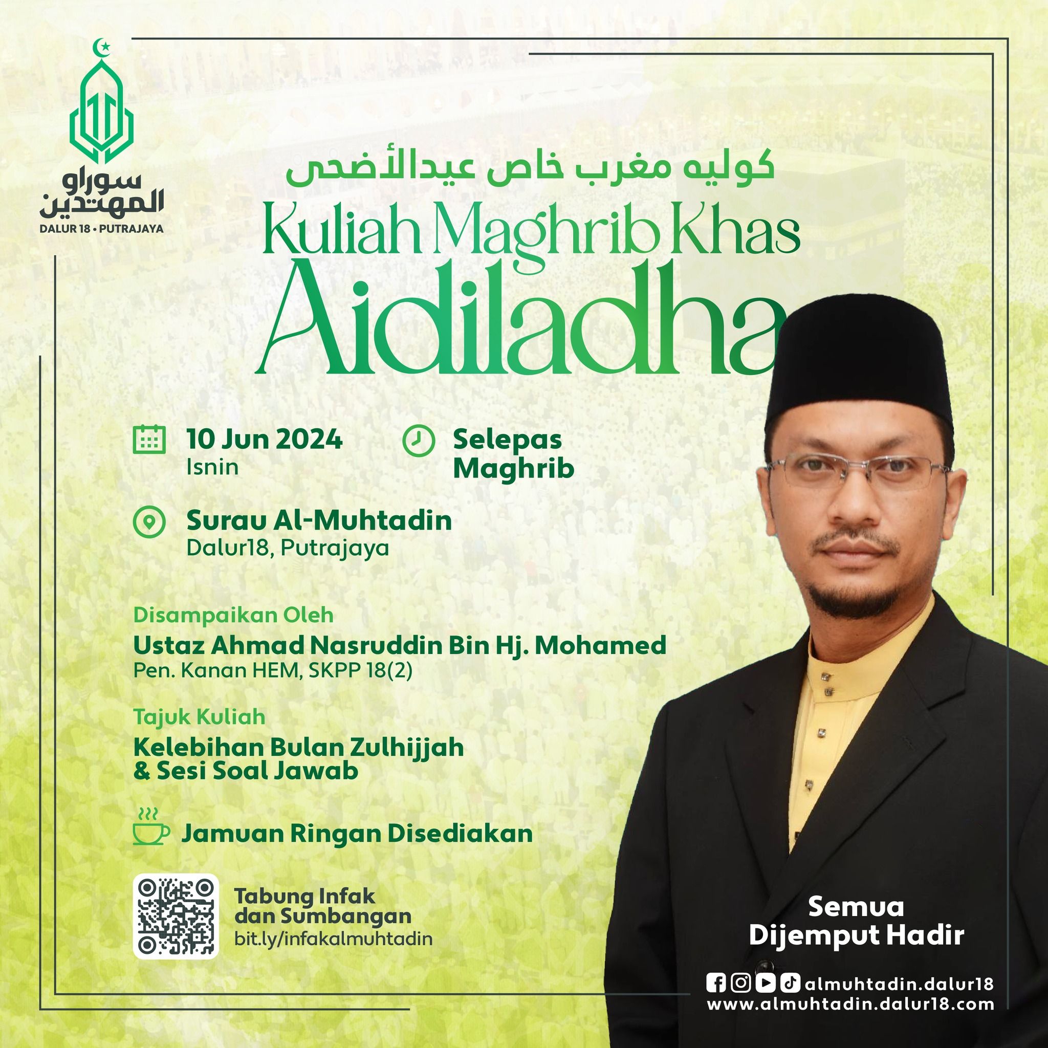 Kuliah Maghrib Khas Aidiladha
